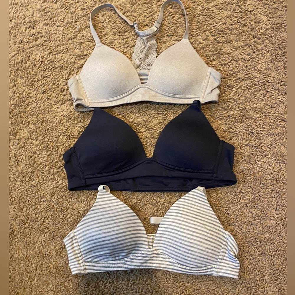 Three Beginner bras